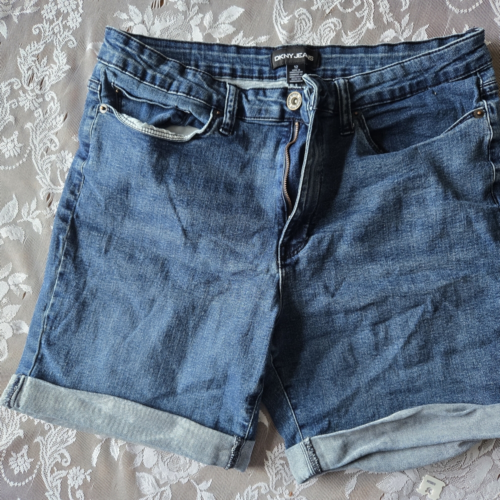 DKNY Women's Blue Denim Shorts